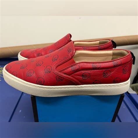 gucci dublin signature leather slip-on sneaker